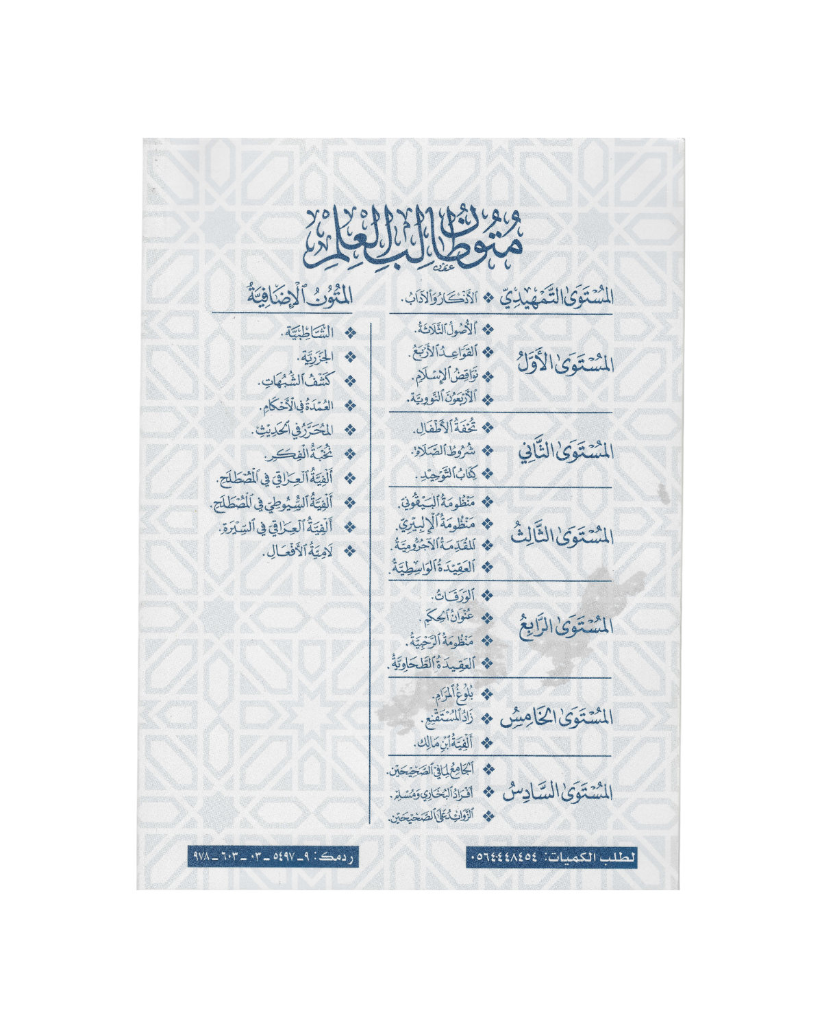 متن ألفية العراقي
- Matn Alfiyah al ‘Iraaqi